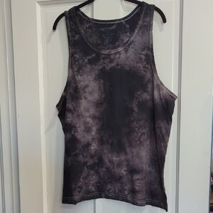 Paperbacks Black and Gray Sleeveless Tank Top